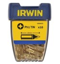 GROT, BIT TYPU PHILLIPS TIN-TYTANOWY 1/4' 25MM 10SZT. PH1 IRWIN