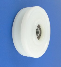 ROLKA Z TWORZYWA 90MM ŁOŻYSKOWANA, NA LINKĘ C90/10Ł UN