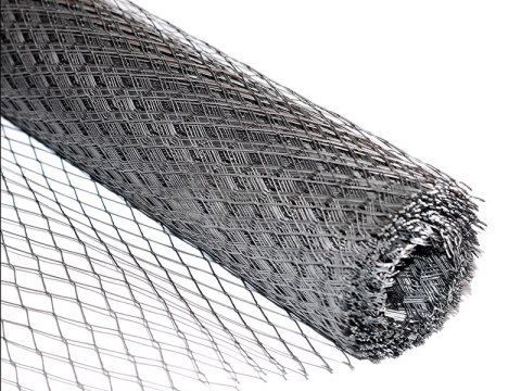 SIATKA PODTYNKOWA CIĘTO-CIĄGNIONA Z BLACHY OCYNKOWANEJ 25CM UN