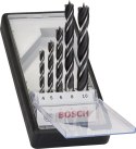 WIERTŁA SPIRALNE DO DREWNA ZESTAW 5-SZTUKOWY BOSCH