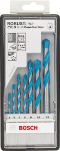 ZESTAW WIERTEŁ MULTICONSTRUCTION 4,5,6,6,8,10,12MM 7SZT. BOSCH