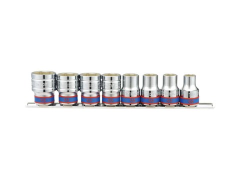 KOMPLET NASADEK 1/2 6-KĄTNE 8 SZTUK 10-22MM CHROMOWANE KING TONY KOMPLET NASADEK 1/2 6-KĄTNE 8 SZTUK 10-22MM CHROMOWANE KING TONY