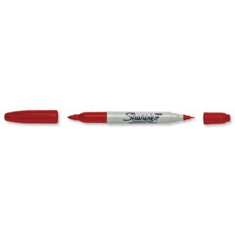 MARKER TWIN TIP CZERWONY PM-SHARPIE UN MARKER TWIN TIP CZERWONY PM-SHARPIE UN