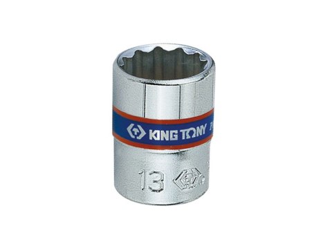 NASADKA KRÓTKA 12-KĄTNA CHROMOWANA 1/4'' 8MM KING TONY NASADKA KRÓTKA 12-KĄTNA CHROMOWANA 1/4'' 8MM KING TONY