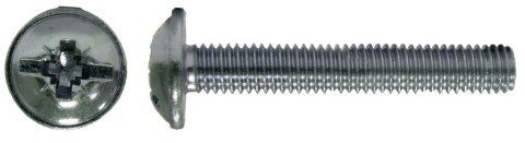 WKRĘT OCYNKOWANY ŁEB PODKŁADKOWY DIN 967 6*25MM UN