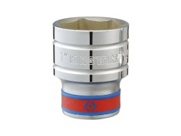 NASADKA KRÓTKA 6-KĄTNA CHROMOWANA 1/2'' 3/8'' KING TONY