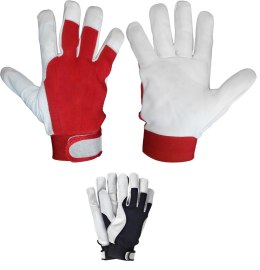 RĘKAWICE SKÓRA KOZIA, RZEP, SAFETICULT PRO, TECHNIK R.9 UN
