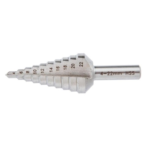 WIERTŁO WIELOSTOPNIOWE DO METALU 4-22MM GRAPHITE WIERTŁO WIELOSTOPNIOWE DO METALU 4-22MM GRAPHITE