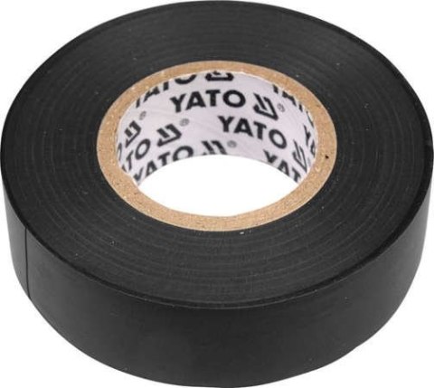 TAŚMA ELEKTROIZOLACYJNA CZARNA 15MM*20M YATO TAŚMA ELEKTROIZOLACYJNA CZARNA 15MM*20M YATO