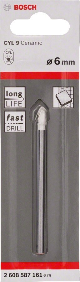 WIERTŁO DO SZKŁA I CERAMIKI CYL-9 SOFTCERAMIC 6*80MM BOSCH WIERTŁO DO SZKŁA I CERAMIKI CYL-9 SOFTCERAMIC 6*80MM BOSCH