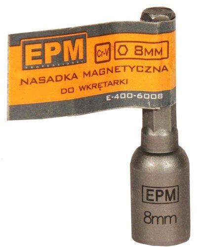 KOŃCÓWKA MAGNETYCZNA DO WKRĘTARKI 1/4 8*48MM EPM KOŃCÓWKA MAGNETYCZNA DO WKRĘTARKI 1/4 8*48MM EPM