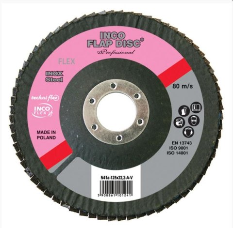 LAMELKA ZRAP40 PRO GRANULACJA 40 125MM TECHNIFLEX LAMELKA ZRAP40 PRO GRANULACJA 40 125MM TECHNIFLEX