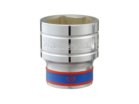 NASADKA KRÓTKA 6-KĄTNA CHROMOWANA 1/2'' 41MM KING TONY