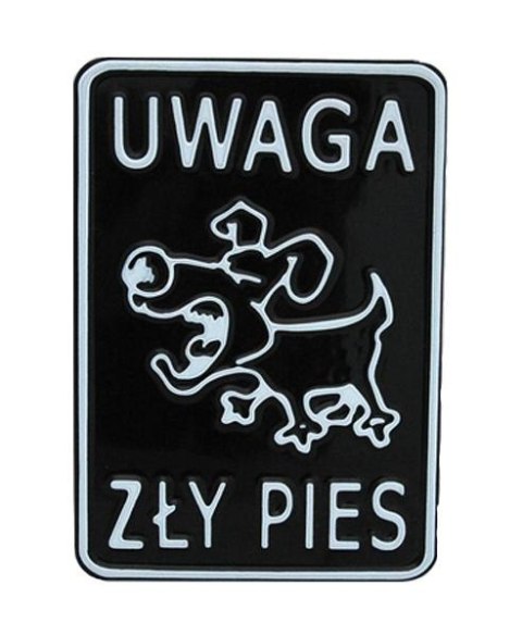 TABLICA 15*20CM UWAGA ZŁY PIES UN TABLICA 15*20CM UWAGA ZŁY PIES UN
