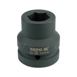 NASADKA KRÓTKA UDAROWA 6-KĄTNA 1'' 24MM YATO