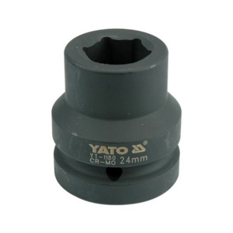 NASADKA KRÓTKA UDAROWA 6-KĄTNA 1'' 24MM YATO NASADKA KRÓTKA UDAROWA 6-KĄTNA 1'' 24MM YATO