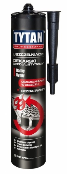 USZCZELNIACZ SPECJALISTYCZNY DEKARSKI TYTAN 310ML BEZBARWNY TYTAN