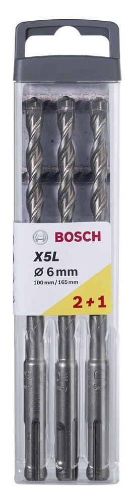 WIERTŁO SDS+ PLUS-7 6*100/165MM 3 SZT. BOSCH WIERTŁO SDS+ PLUS-7 6*100/165MM 3 SZT. BOSCH