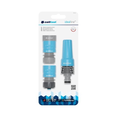 ZESTAW ZE ZRASZACZEM PROSTYM 3/4'' CELL-FAST ZESTAW ZE ZRASZACZEM PROSTYM 3/4'' CELL-FAST