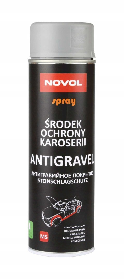 BARANEK OCHRONY KAROSERII SPRAY 500ML SZARY NOVOL UN