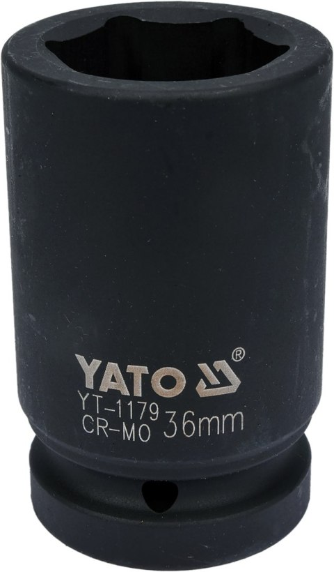 NASADKA DŁUGA UDAROWA 6-KĄTOWA 1'' 36MM YATO NASADKA DŁUGA UDAROWA 6-KĄTOWA 1'' 36MM YATO