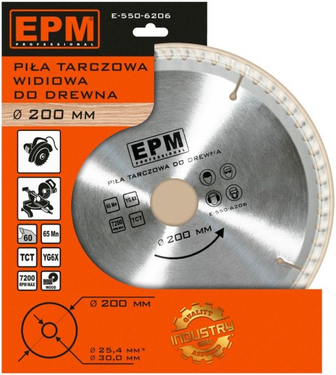 PIŁA SPIEKOWA 200MM 60 ZĘBÓW EPM PIŁA SPIEKOWA 200MM 60 ZĘBÓW EPM