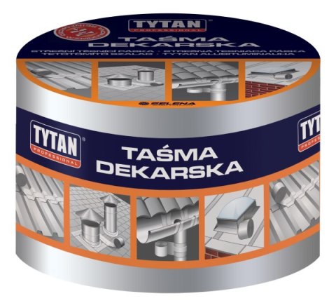 TAŚMA USZCZELNIAJĄCA DEKARSKA 15CM*10MB SREBRNA/ALUMINIOWA TYTAN TAŚMA USZCZELNIAJĄCA DEKARSKA 15CM*10MB SREBRNA/ALUMINIOWA TYTAN