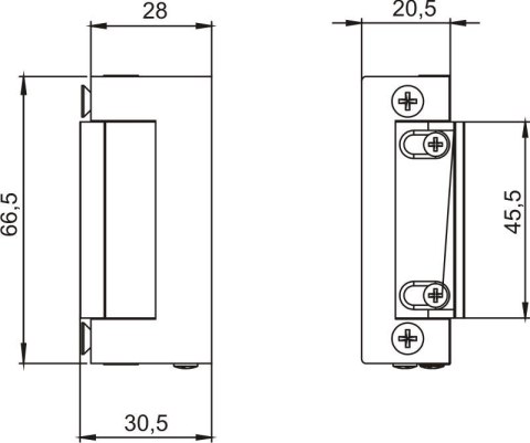 ZACZEP ELEKTROMAGNETYCZNY BEZ WYŁĄCZNIKA LOB ZACZEP ELEKTROMAGNETYCZNY BEZ WYŁĄCZNIKA LOB