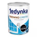 EMALIA ALKIDOWA JEDYNKA CZARNA 0,9L DO DREWNA I METALU | WYSOKA KRYCIE + ODPORNOŚĆ