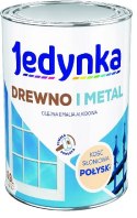 JEDYNKA EMALIA ALKIDOWA KOŚĆ SŁONIOWA 0,9L DREWNO METAL