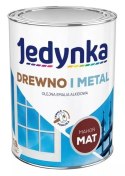 EMALIA ALKIDOWA DO DREWNA I METALU MAHOŃ 0,9L JEDYNKA | WYTRZYMAŁA I TRWAŁA POWŁOKA