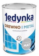 EMALIA ALKIDOWA DO DREWNA I METALU POPIELATA 0,9L JEDYNKA | TRWAŁA, SZYBKO SCHNĄCA