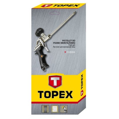 PISTOLET DO PIANKI MONTAŻOWEJ 21B504 TOPEX PISTOLET DO PIANKI MONTAŻOWEJ 21B504 TOPEX