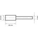 ŚCIERNICA TRZPIENIOWA NK 24 QU BA TWARDA 20*40*6 LUKAS