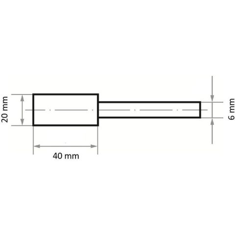 ŚCIERNICA TRZPIENIOWA NK 24 QU BA TWARDA 20*40*6 LUKAS ŚCIERNICA TRZPIENIOWA NK 24 QU BA TWARDA 20*40*6 LUKAS