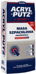 ŚNIEŻKA SZPACHLA ACRYL PUTZ START 5KG – SYPOKA MASA DO SPOIN I WYRÓWNAŃ