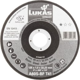 TARCZA PŁASKA T1A 115*1.0*22 A60S-BF PREMIUMFLEX ROTTLUFF
