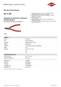 SZCZYPCE SEGERA BEZ OTWORÓW 140MM 1,5-4 46 11 G0 KNIPEX