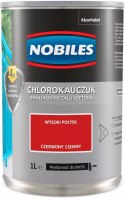 EMALIA CHLOROKAU CZUKOWA NOBILES 0,9L CZERWONA JASNA | OCHRONA I DEKORACJA METALU I BETONU