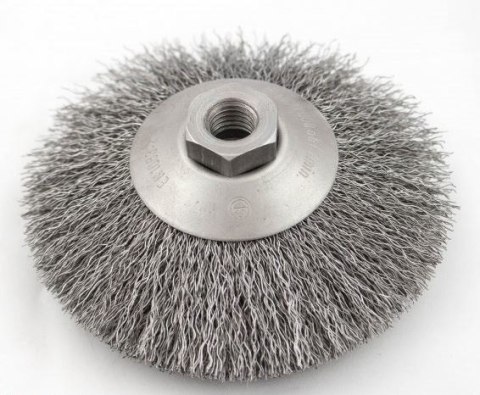 SZCZOTKA TARCZOWO-KĄTOWA DRUT KWASOODPORNY M14, FI100MM UN SZCZOTKA TARCZOWO-KĄTOWA DRUT KWASOODPORNY M14, FI100MM UN