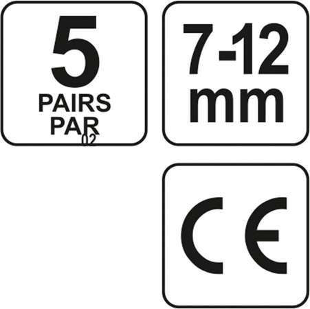 ZATYCZKI DO USZU PIANKA 33DB 5PAR YATO ZATYCZKI DO USZU PIANKA 33DB 5PAR YATO