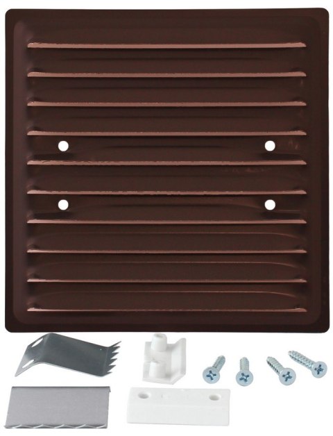 KRATKA METALOWA 150*150MM UCHWYT ROZPRĘŻNY BRĄZOWA UN KRATKA METALOWA 150*150MM UCHWYT ROZPRĘŻNY BRĄZOWA UN