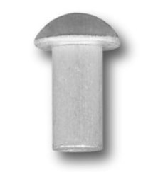 NIT ALUMINIOWY PEŁNY Z ŁBEM KULISTYM 4.0*8 MM UN NIT ALUMINIOWY PEŁNY Z ŁBEM KULISTYM 4.0*8 MM UN