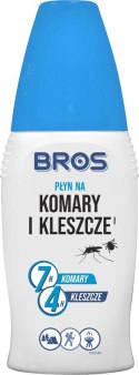 PŁYN NA KOMARY I KLESZCZE 100 ML BROS