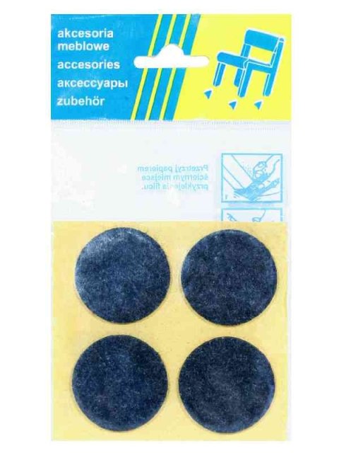 PODKŁADKA FILCOWA BLISTER BRĄZOWA FI 40MM - 4SZT UN PODKŁADKA FILCOWA BLISTER BRĄZOWA FI 40MM - 4SZT UN