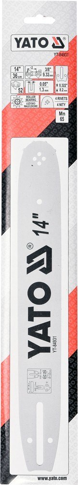 PROWADNICA ŁAŃCUCHA DO PILAREK 14'' 3/8''P YATO PROWADNICA ŁAŃCUCHA DO PILAREK 14'' 3/8''P YATO