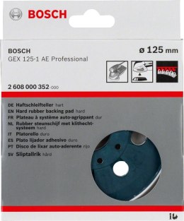 TALERZ SZLIFIERSKI D125 TWARDY BOSCH