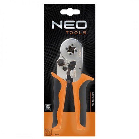 ZACISKARKA KOŃCÓWEK TULEJKOWYCH, ŚREDNICA TULEJEK 0.25-6 MM NEO ZACISKARKA KOŃCÓWEK TULEJKOWYCH, ŚREDNICA TULEJEK 0.25-6 MM NEO
