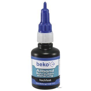 KLEJ DO ZABEZPIECZENIA GWINTÓW,WYSOK WYTRZYM 30ML BEKO KLEJ DO ZABEZPIECZENIA GWINTÓW,WYSOK WYTRZYM 30ML BEKO