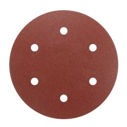 KRĄŻKI ŚCIERNE 225MM 5 SZTUK GR.120 Z OTWORAMI DEDRA